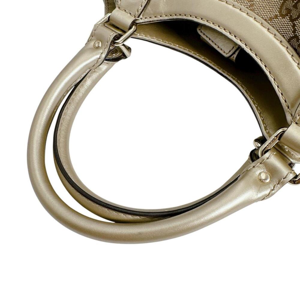 GUCCI Authentic Cream Canvas Tote Bag - Picture 10 of 16